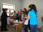 Donations for the local school