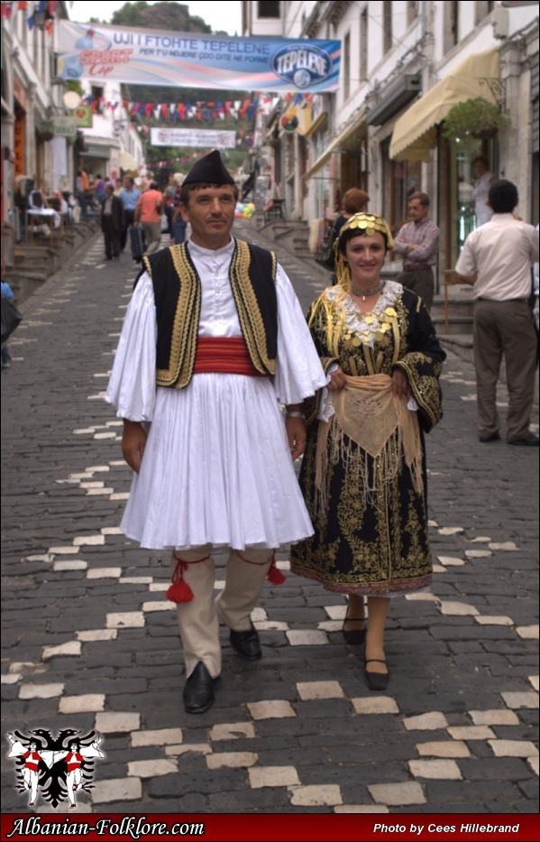 Showing costumes in the streets
