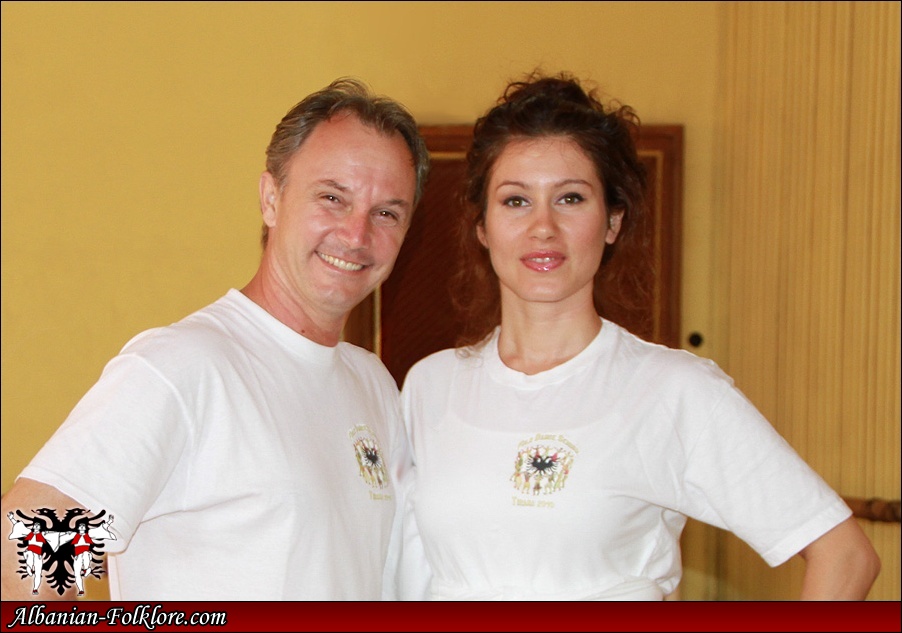 Genci Kastrati and Helga Saraçi