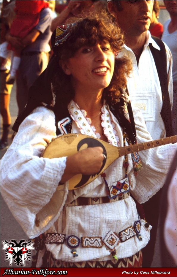 Girl from Kosovo in Drenica dress