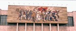 The mosaic of the National Historical museum Tirana